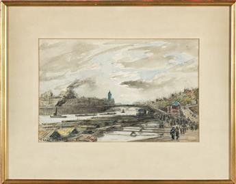 FRANK MYERS BOGGS Paris from the Seine.